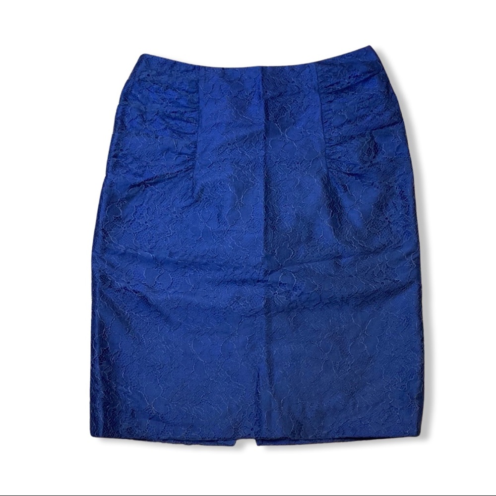 Paola Quadretti Firenze Fatto a Mano Blue Skirt
